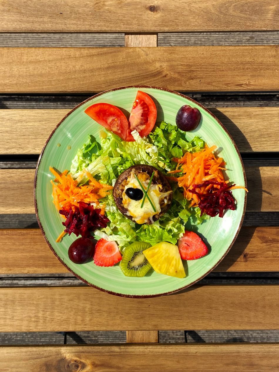 Cogumelos Recheados Com Alheira